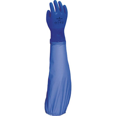 Chemicaliënbestendige handschoen PVC coating 690